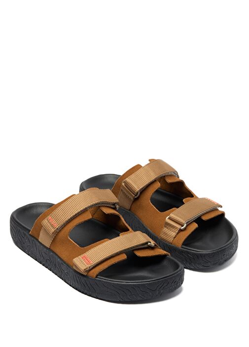 Arpoador Veja x Homecore Taba Kadın Deri Terlik - Görsel 3