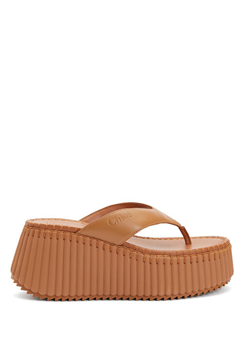 Nama Taba Kadın Deri Terlik - Görsel 2