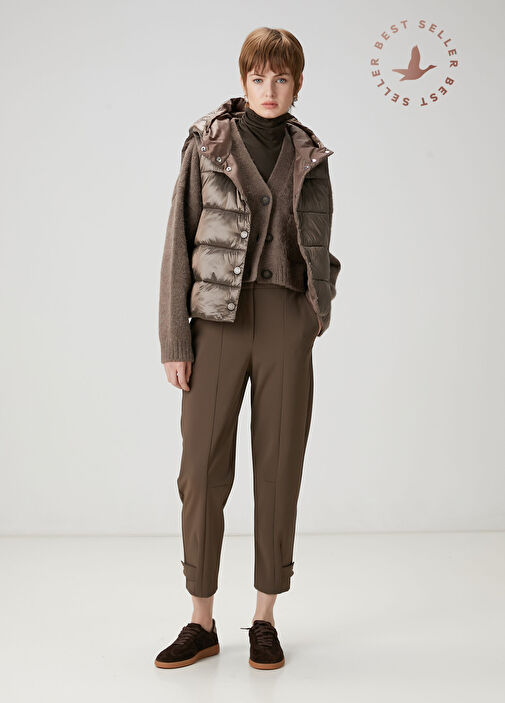 Koyu Vizon Scuba Jogger Pantolon - Görsel 2