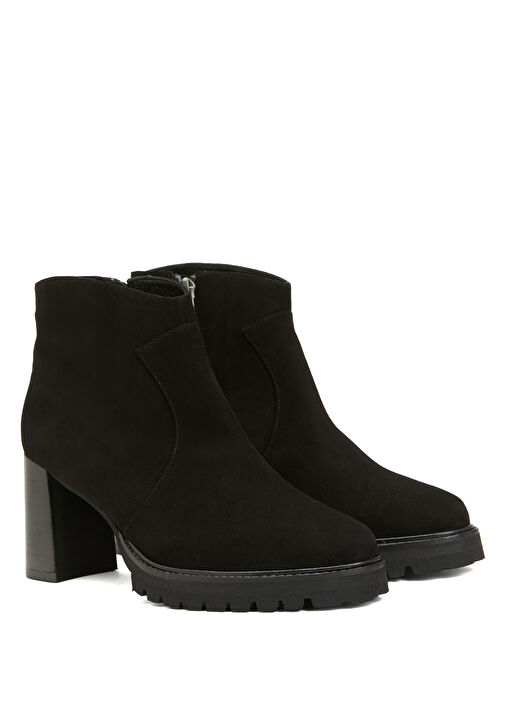 Siyah Kadın Süet Bot - Görsel 3