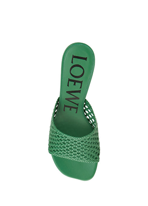 x Paula's Ibiza Toy Yeşil Kadın Deri Sandalet - Görsel 5