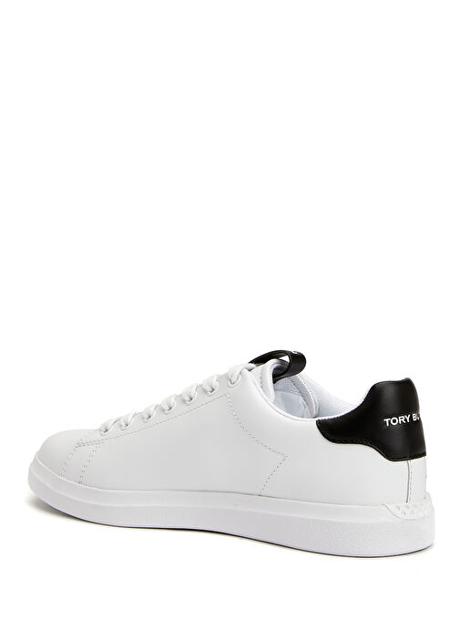 Howell Siyah Beyaz Kadın Deri Sneaker - Görsel 4