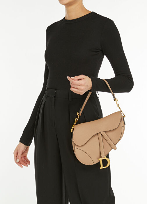 Beymen Reborn - Christian Dior Saddle Çanta - Pudra