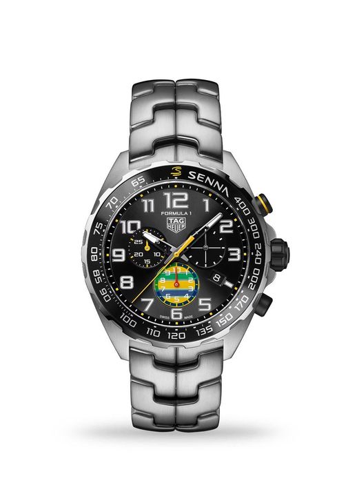 TAG Heuer SENNA メンズ 腕時計 TAG Heuer Çok Renkli Erkek Formula 1 Chronograph x Senna Saat