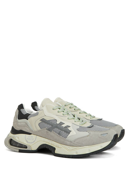 Sharky Beyaz Gri Erkek Sneaker - Görsel 3