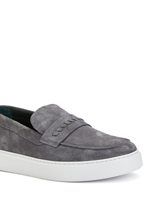 George Hogg Antrasit George Hogg Süet Erkek Loafer