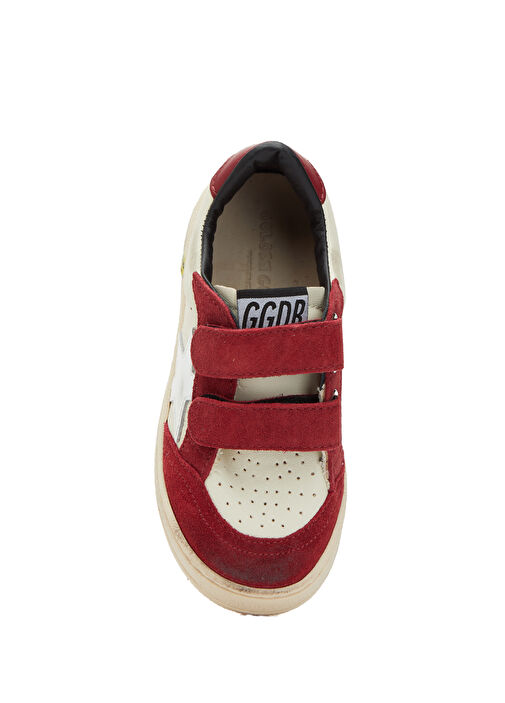 Ball Star Bej Unisex Çocuk Deri Sneaker - Görsel 5