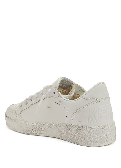 BallStar2 Beyaz Erkek Deri Sneaker - Görsel 4