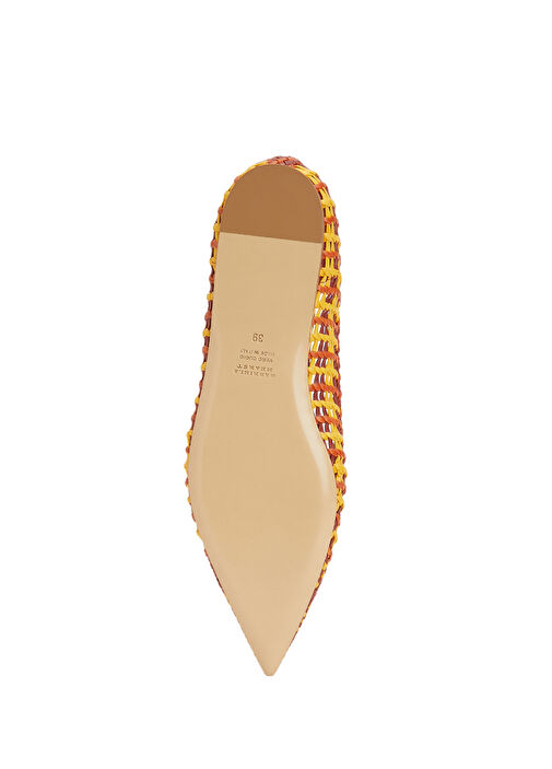 Aurora Kiremit Örgülü Deri Babet - Görsel 6