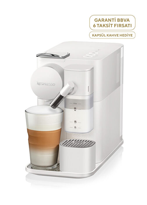 Nespresso F121 エスプレッソマシン ホワイト Nespresso - F121 White Lattissima One Kapsüllü Espresso Kahve