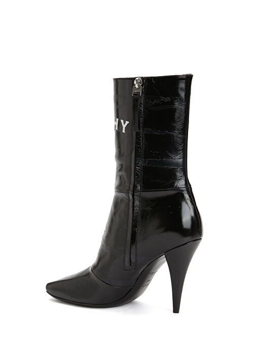 Siyah Kadın Deri Bot - Görsel 4