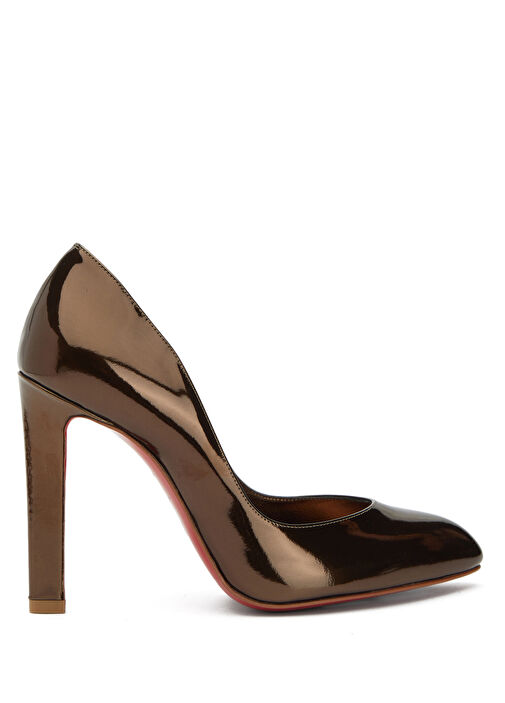 Christian Louboutin Bronz Kadın Fannylove Bronz Deri Topuklu