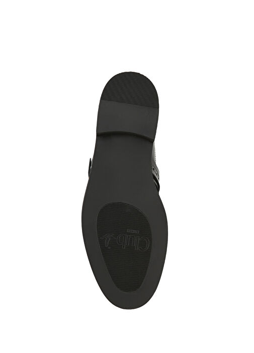 Siyah Tokalı Kadın Deri Ayakkabı - Görsel 6