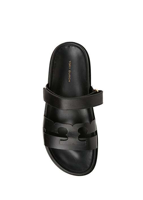 Siyah Kadın Deri Terlik - Görsel 5