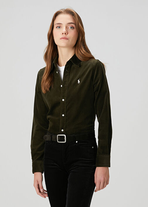 dark green ralph lauren dress shirt Adrien Shirt main image 1