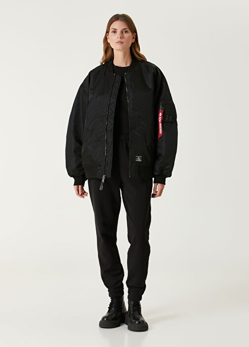 Alpha Industries - Ma-1 Siyah Bomber Mont - Siyah