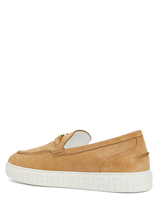 Medusa Açık Kahverengi Erkek Süet Loafer - Görsel 4