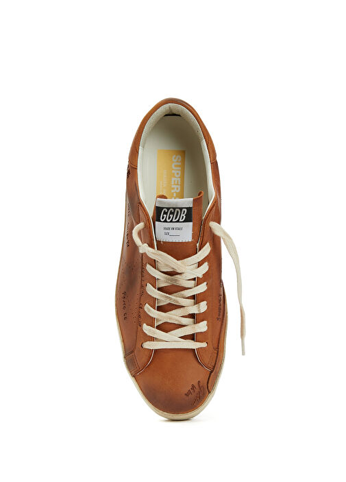 Super-Star Taba Erkek Deri Sneaker - Görsel 5