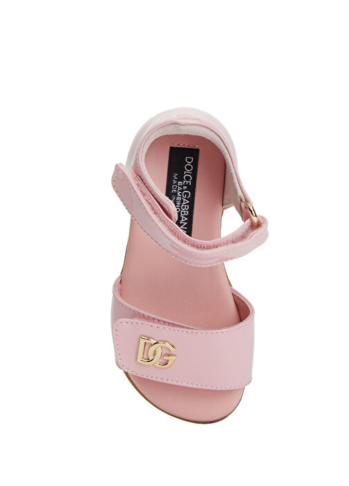Dolce&gabbana Dolce&gabbana Pembe Kız Çocuk Deri Sandalet Sandalet & Terlik | Beymen Pembe - 5. görsel