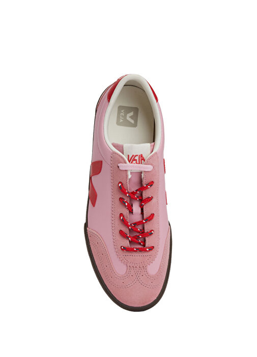 Volley Kırmızı Pembe Erkek Deri Sneaker - Görsel 5