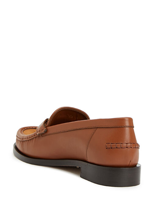 Taba Kadın Deri Loafer - Görsel 4