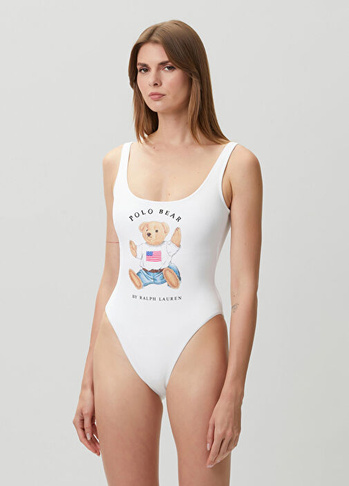 Polo Ralph Lauren Beyaz Kadın Polo Bear Beyaz Mayo 1990232 | Beymen