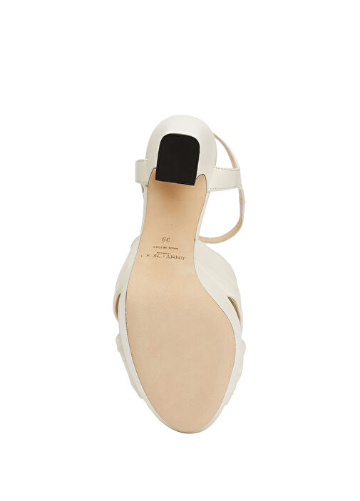 Heloise Beyaz Kadın Deri Sandalet - Görsel 6