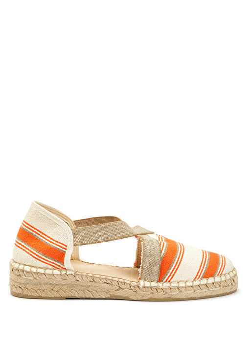 Turuncu Bej Kadın Espadril - Görsel 2