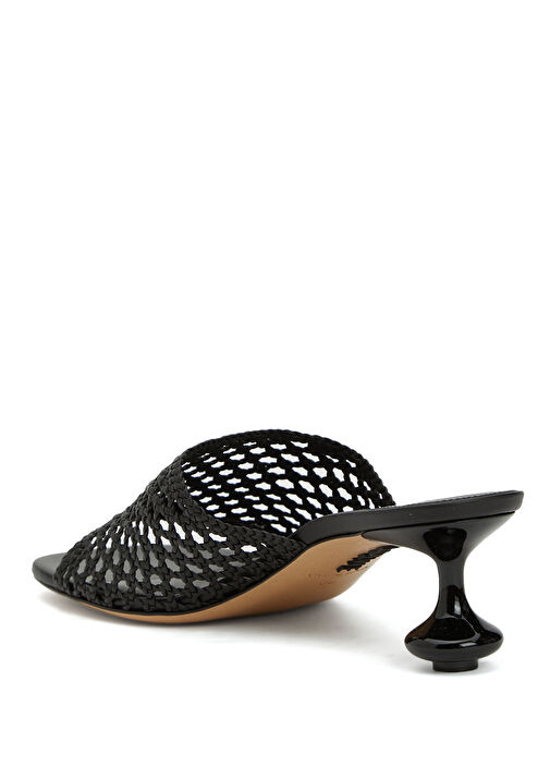 Toy Siyah Kadın Deri Terlik - Görsel 4