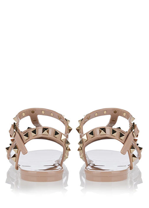 Rockstud Pudra Kadın Sandalet - Görsel 4