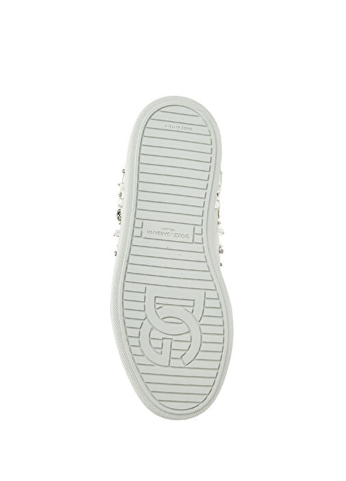 Beyaz Kadın Deri Sneaker - Görsel 6