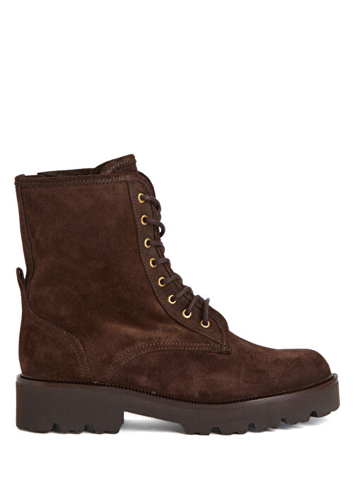 Kahverengi Kadın Süet Bot - Görsel 2