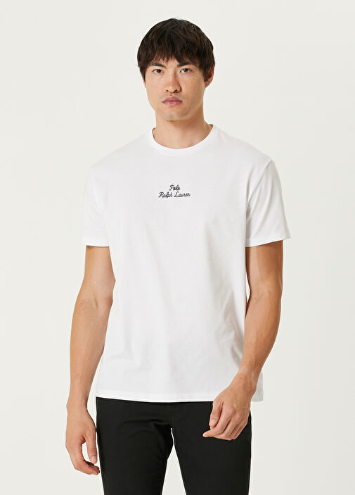 Polo Ralph Lauren - White Logo Embroidered T-shirt