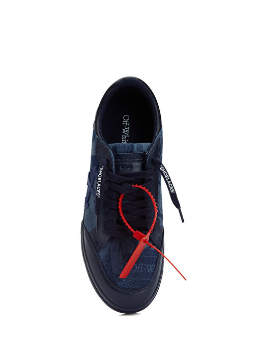Off-white Off-white Out Of Office Lacivert Desenli Erkek Deri Sneaker | Beymen Lacivert - 5. görsel