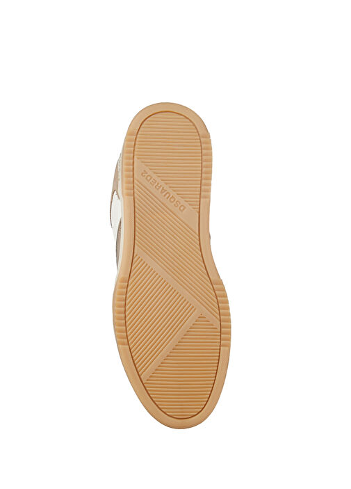 Spiker Beyaz Yeşil Erkek Deri Sneaker - Görsel 6