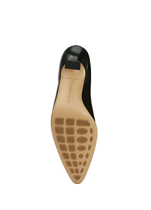 Bottega Veneta Koyu Yeşil Bottega Veneta Deri Topuklu Ayakkabı