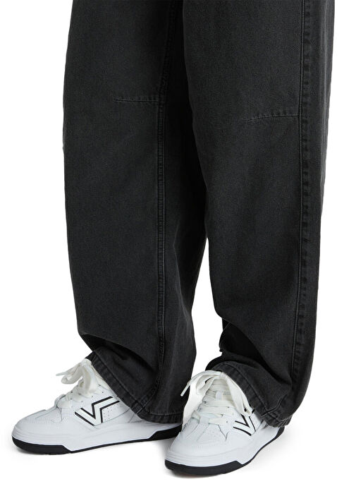 Upland Siyah Beyaz Kadın Deri Sneaker - Görsel 6