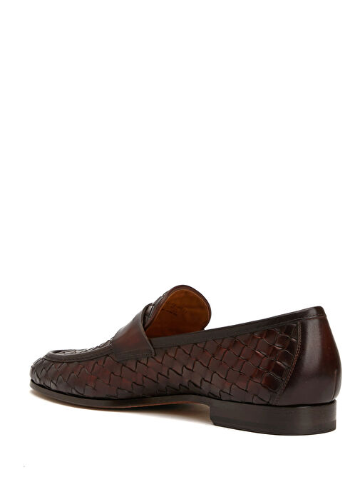 Hyde Koyu Kahverengi Erkek Deri Loafer - Görsel 4