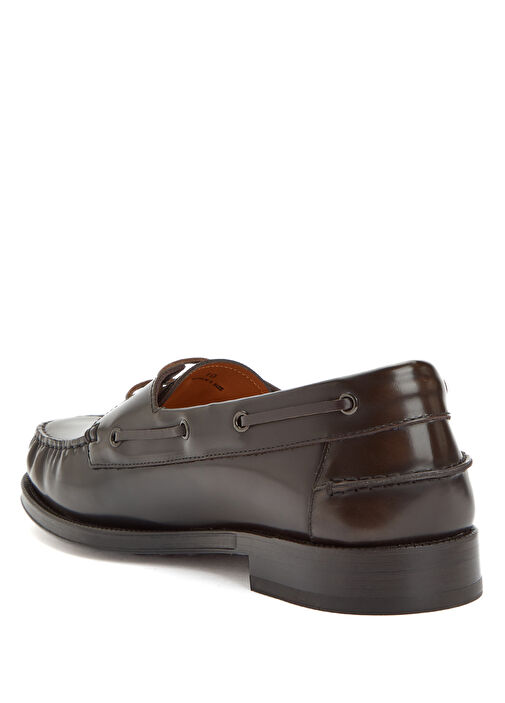 Kahverengi Erkek Deri Loafer - Görsel 4