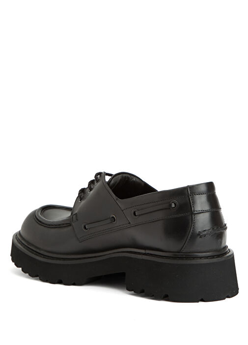 Siyah Erkek Deri Ayakkabı - Görsel 4