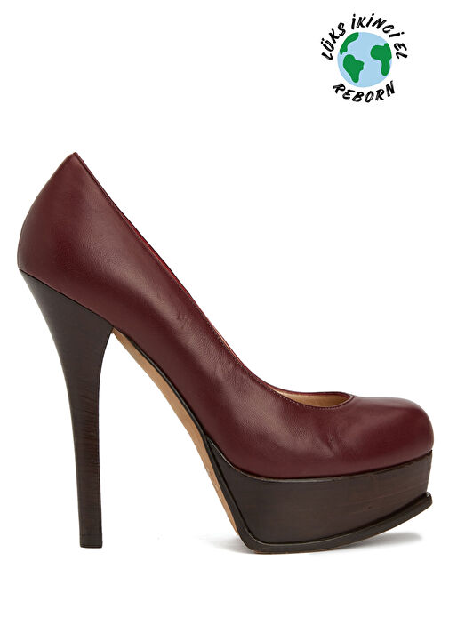Beymen Reborn Bordo Beymen Reborn Fendi Topuklu Ayakkabı