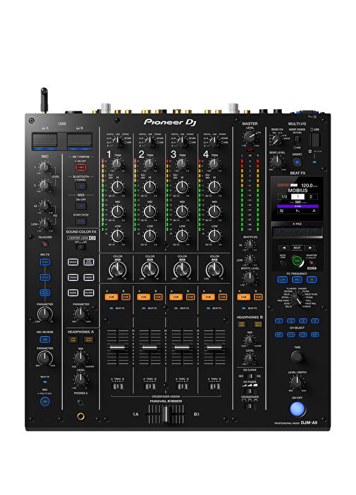 Pioneer Dj - DJM-A9 4 Kanallı Profesyonel Dj Mixer - Siyah