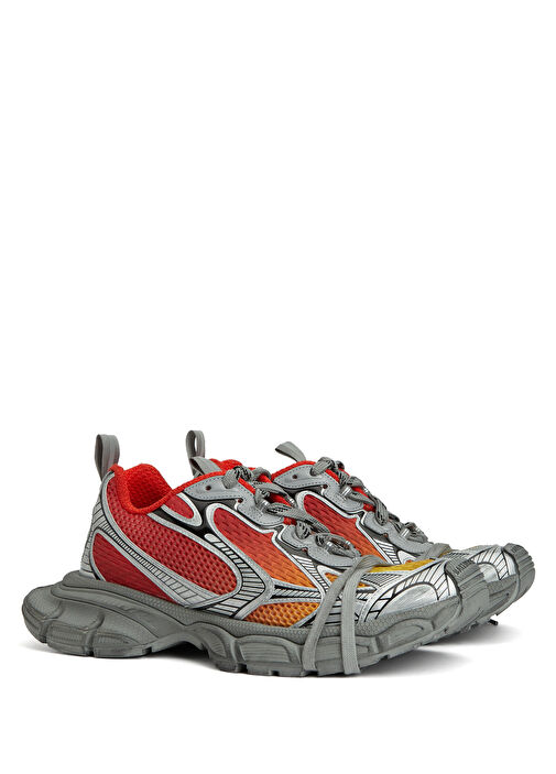 Balenciaga - 3XL Colorblocked Erkek Sneaker - Çok Renkli