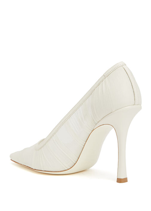Lotta Beyaz Topuklu Ayakkabı - Görsel 4