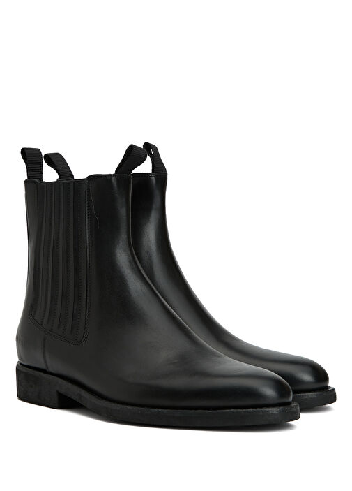 Siyah Erkek Deri Bot - Görsel 3