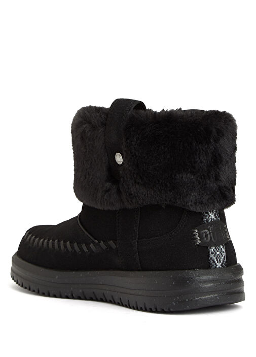 Camden Cuff Classic Cozy Siyah Kadın Kar Botu - Görsel 4