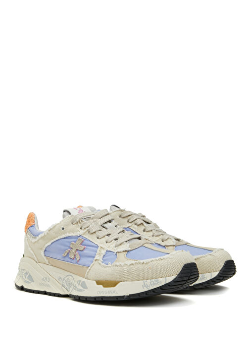 Mased Bej Mavi Kadın Sneaker - Görsel 3