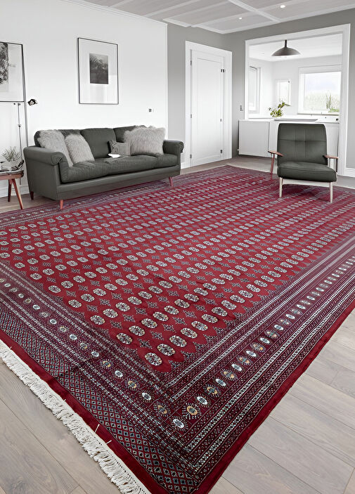 Living legend Turkmen carpet トルコカーペット Soho Antiq - Tilla Traditional Turkmen Pattern Handwoven Turkmen