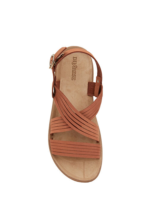 Somon Kadın Deri Sandalet - Görsel 5