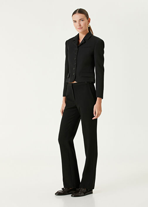 パンツ The Row Black Wool Jesse Pant The Row - Jesse Black Wool Pants